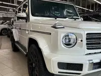 Белый Mercedez-Benz G63 AMG, фотография 5