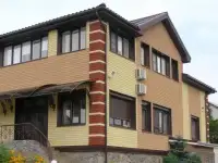 Фасад Фронтон (Fronton). Под кирпич, камень. Навесной. Ral 1019