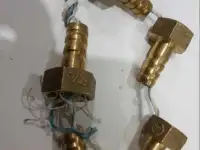 Сан тех ника запчасти новые и бу  Две тяжёлые металлические хром ручки - маховики смесителя Югославия, фотография 5