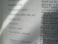 Состояние нового ! Русско - японский разговорник 320 страниц Уменьшенный формат 17 x 12 см Твердый красный переплет, фотография 10