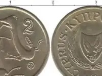 3 кипрские монеты 5, 10,25центов