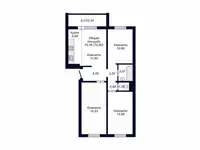 Квартира, 72,90 м², 5 эт., Курчатовский, Краснопольский пр-кт, 30, фотография 4