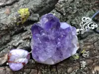 Кулон ручной работы  Тайны аметистовых пещер, фотография 2