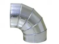 Отвод оцинкованный чугунный, D 15-1219 мм, s 2-12,5 мм, Тип: крутоизогнутый..., Марка: 20; 10,2; 09Г2С