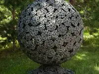 Сфера для огня цветы-305