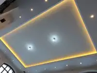 Натяжные потолки под ключ недорого