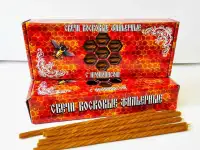 Восковые Свечи Витые С Прополисом 3040
