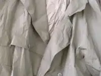 Новый плащ  цвета темный хаки  натуральный хлопокXXL