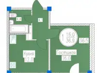 Ессентуки, ул Октябрьская 337 ,  срочно продается 1-комнатная квартира 37 кв м,  311 этажного дома   Состояние после ст