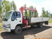 Услуги самопогрузчика манипулятор кран