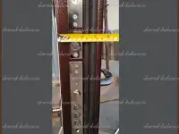 Входная дверь ДЖУЛИЯ 1200 х 2200 Антик медь  Белёный дуб со стеклом 94 мм Россия, фотография 7