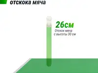 Антивандальный теннисный стол unix line 14 mm smc, фотография 8