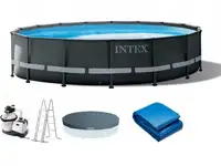 Каркасный бассейн intex 26326 488х122см, 19156л, песч.фил.-нас. 4500л\ч