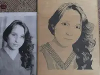 графика по фото на фанере