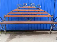 Лавочка кованая