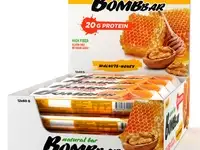 Протеиновый батончик bombbar - грецкий орех с мёдом (12 шт.)
