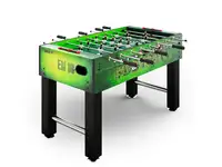 Игровой стол unix line футбол - кикер (140х74 cм) green