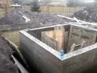 Фундамент, Погреб монолитный, смотровая яма, .