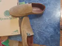 Туфли летние кожаные