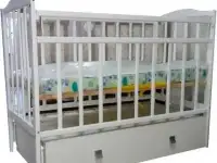 Кровать детская Magico маятник с ящиком, планкой опускания и стопором Кр2-04м