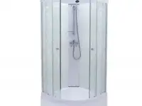 Душевая кабина domani-spa neat high (150х80 см) с блоком управления и гидромассажем