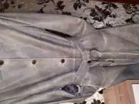 Плащ кожаный