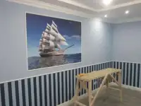 Оклейка обоев любой сложности. Укладка ламината