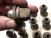 Гайка бу колеса M 12 x 1,5 х 37,5 хром пресс-шайба Toyota, фотография 10