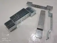 Закладная Крепеж Скоба 20x3см Сталь Хром, фотография 2