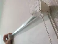 Декоративная Пластиковая Решетка 39 x 7 x 2 см Белая и Черная, фотография 8
