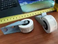 Прочные  Колёса колёсики  ролики со стальной металлической площадкой платформой  не поворотные  Диаметр 42 мм Ширина