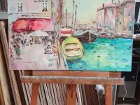 Картина маслом на холсте Венеция