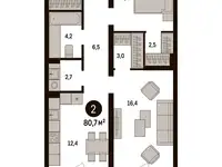 Продам 2 комнатную квартиру