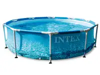 Каркасный бассейн intex 28206 beachside 305х76см, 4485л