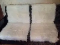 Шерстянные накидки на кресла