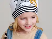 Шапка трикотажная для девочек