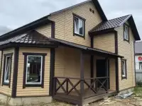 купить готовый теплый дом с участком и газом, машково