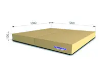 Мягкий щит (мат) романа 100 х 100 х 10 см, в, фотография 5