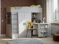 Кроввать чердак со столомшка и комод