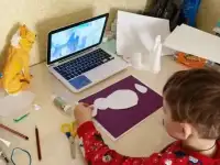 Онлайн занятия по живописи, лепке, аппликации для детей от 3-х лет, фотография 11