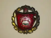 Знак Венгрия: Szocialista Brigad. Бригада социалистического труда,гг.