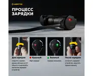 Фонарь налобный armytek wizard c2 magnet usb, фотография 7