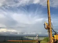 Скважина на воду, бурение