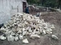 Камень доломитовый, гранитный и известняковый, камень крупный для габионов.