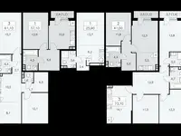 2-х комнатная квартира, 61,10 м², 3 эт., ЖК Прокшино, фотография 2