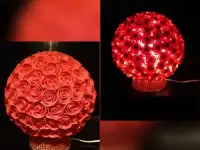 Светильник из роз