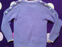 Бу Кофта тёплая сиреневая на девочку 8-9 лет 134 см, фотография 2