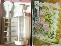 Шприц кондитерский поршневой с 6 насадками