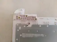 HP 15-BA502ur Топкейс AP1O2000330 Белый с клавиатурой и кнопкой вкл., фотография 3