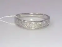 Кольцо, фианиты, сеpебрo
